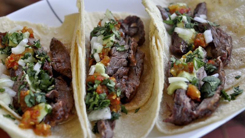 tacos de carne asada