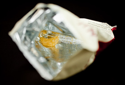Empty chips bag