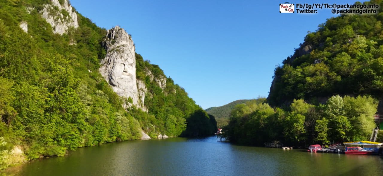 A face on a rock in Romania