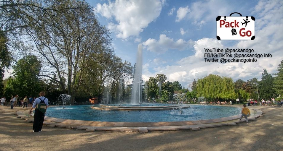 Margaret Island's fountains Budapest