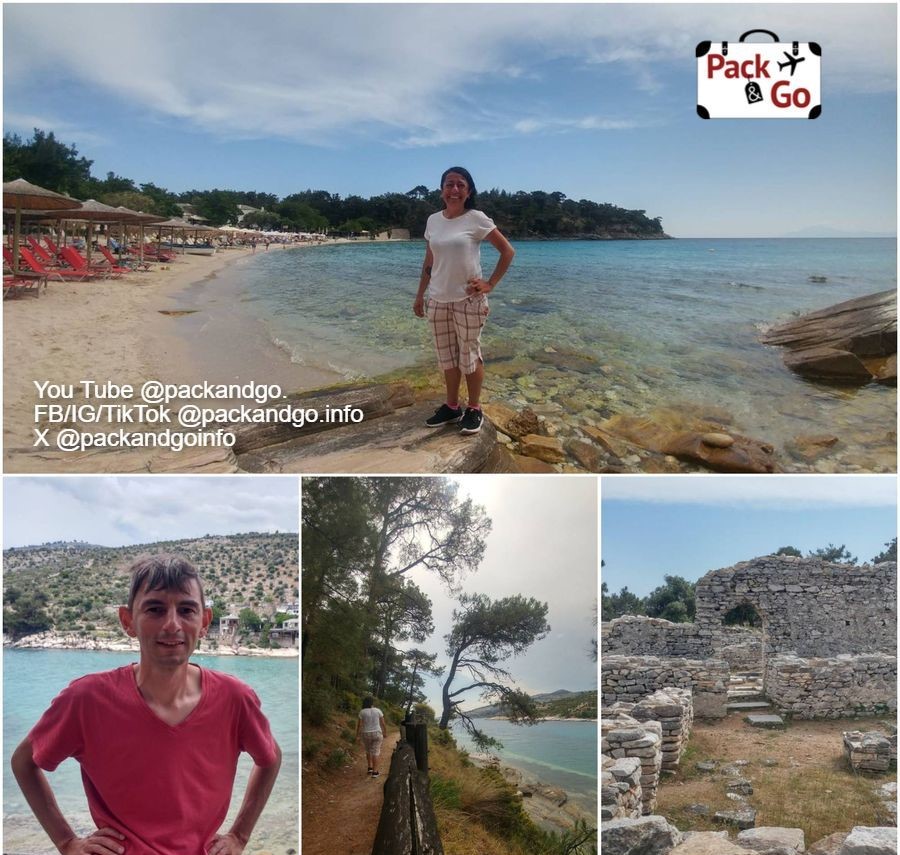 4 Grids Collage Views of Aliki, Thasos, published on 23 dic 2024