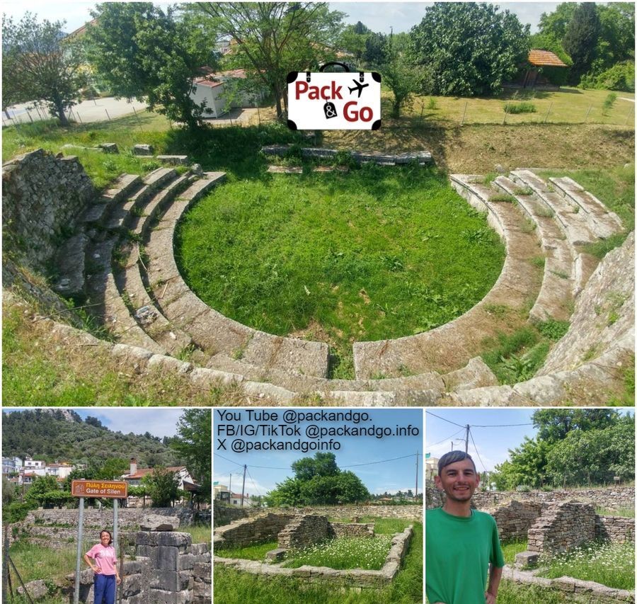 Visiting archeological spots in Thasos, GR. Photos by packandgo.info