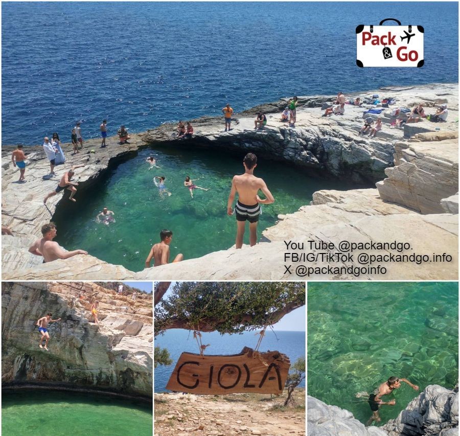 4 Grids Collage Giola, Thasos, GR published 23 dic 2024