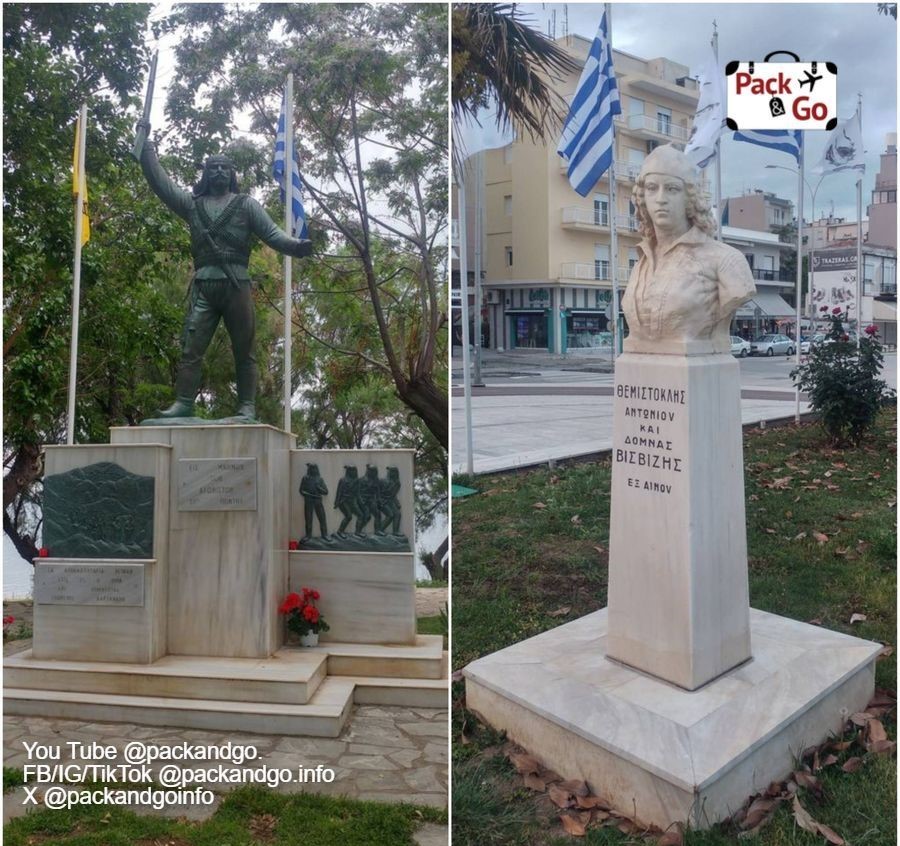2 Grids Collage Monuments Alexandroupolis, GR